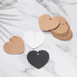 20pcs/Lot Love Kraft Paper Blank Tag Gift Display Packaging Labels for DIY Jewelry Label Wedding Gift Decorating Tag 