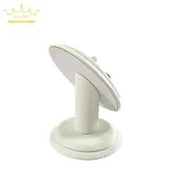 Earrings Rings Display Organizer Exhibitors Jewelry Props White Brushed Leather Jewelry Rack Ear Stud Storage Holder