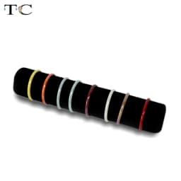 3 Color 32cm Jewelry Roll Bag Jewelry Organizer Bracelets Display Watch Holder Jewellery Storage Tube Wholesale