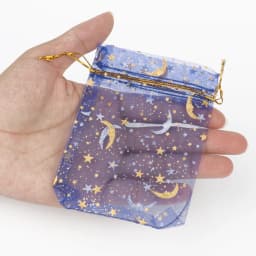 50pcs/lot Jewelry Packaging Moon Star Drawstring Organza Bags Party Goodie Packing Bags Wedding Candy Gifts Pouches Wholesale