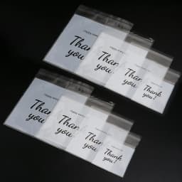 100-200pcs/lot Transparent THANK YOU Self-adhesive Bag Plastic Pouches for DIY Jewelry Display Cookies Storage Gifts Bag