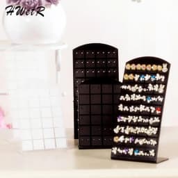 Fashion Portable Earrings Ear Studs Holder Jewelry Display Holders Earring Showcase Organizer Stand Storage Rack