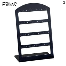 Fashion Portable Earrings Ear Studs Holder Jewelry Display Holders Earring Showcase Organizer Stand Storage Rack