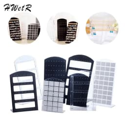 Fashion Portable Earrings Ear Studs Holder Jewelry Display Holders Earring Showcase Organizer Stand Storage Rack