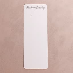 50pcs/lot Muti-size Keyrings Paper Cards White Black Packing Cards for Jewelry Keychain Display Cards Holder Retail Price Tags