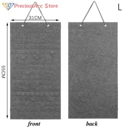 170Pairs Wall Hanging Brooch Display Stand Felt Enamel Pin Badge Button Collection Storage Holder Jewelry Earring Organizer Bag