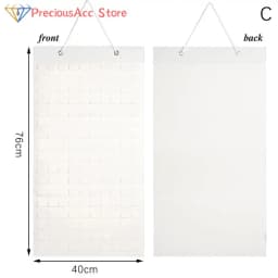 170Pairs Wall Hanging Brooch Display Stand Felt Enamel Pin Badge Button Collection Storage Holder Jewelry Earring Organizer Bag