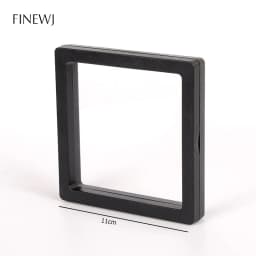 Thinner Transparent PE Film Suspension Box Jewelry 3D Floating Frame Display Case Antioxidant Storage Box for Coin Medallions