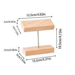 Wooden Jewelry Display Stand Walnut Bracelet Storage Rack Watch Holder Organizer Walnut Props