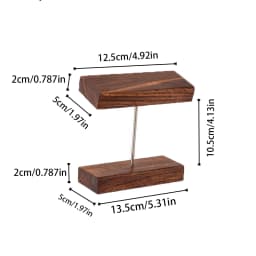 Wooden Jewelry Display Stand Walnut Bracelet Storage Rack Watch Holder Organizer Walnut Props