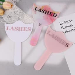 Lash Artist Social Media Face Prop Personalised Aesthetics Sign Lash Sign Salon Decorate Eyelash Technician Photo Prop