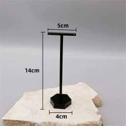 T-shaped Earrings Jewelry Display Stand Holder Acrylic Transparent Necklace Ring Stud Showcase Jewelry Counter Shooting Props