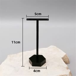 T-shaped Earrings Jewelry Display Stand Holder Acrylic Transparent Necklace Ring Stud Showcase Jewelry Counter Shooting Props
