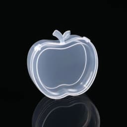 1/5pcs Rectangular and Apple Shaped Plastic Transparent Storage Portable Sealed Storage Box with Lid Jewelry Anti Oxidation Boxs
