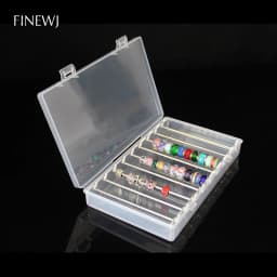 Acrylic Jewelry Charm Beads Storage Box for Trollbeads Bracelet Ring Holder Organizer Tray Diy Finding Display Stand Rack Case