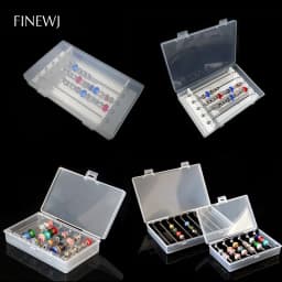 Acrylic Jewelry Charm Beads Storage Box for Trollbeads Bracelet Ring Holder Organizer Tray Diy Finding Display Stand Rack Case