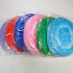 100pcs 26 35 40cm Dia White Round Organza Bags Wedding Party Decoration Favors Drawable Gift Bag Jewelry Packaging Bags Pouches