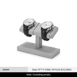 WoodTen T-bar Watch Stand Microfiber Jewelry Watch Display Stand  Mechanical Watch Storage Rack Bracelet Jewelry Display Props