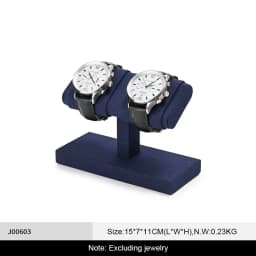 WoodTen T-bar Watch Stand Microfiber Jewelry Watch Display Stand  Mechanical Watch Storage Rack Bracelet Jewelry Display Props