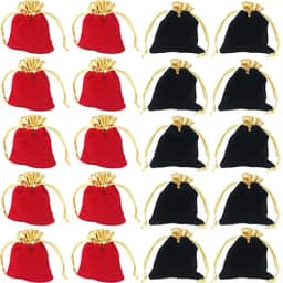 100pcs Luxury Velvet Jewelry Bags 10x12cm Black Red Birthday Party Wedding Favor Gift Packaging Drawstring Pouch Can Custom Logo