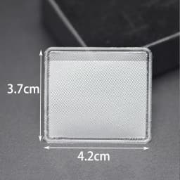 50pcs Necklace Chain Adhesive Pouch for DIY Jewelry Making Necklace Packing Card Self-Adhesive Chain Pocket 4.2x3.7 & 3.2x2.5cm