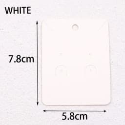 50pcs Necklace Chain Adhesive Pouch for DIY Jewelry Making Necklace Packing Card Self-Adhesive Chain Pocket 4.2x3.7 & 3.2x2.5cm