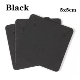 50pcs Necklace Chain Adhesive Pouch for DIY Jewelry Making Necklace Packing Card Self-Adhesive Chain Pocket 4.2x3.7 & 3.2x2.5cm