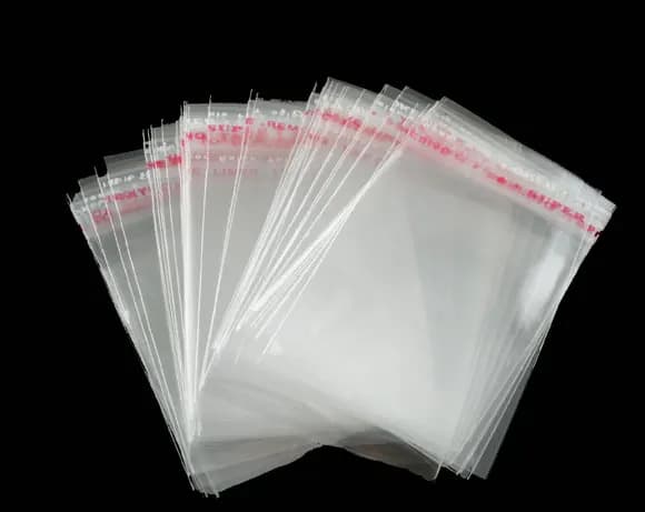 Plastic Self-Seal Bags Transparent Storage Earrings Bracelets Jewelry Bags For Gifts (Usable Space: 4.5x4cm) 6cm x4cm,200PCs