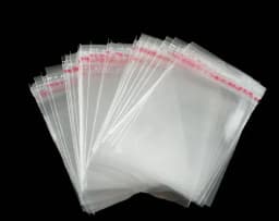 Plastic Self-Seal Bags Transparent Storage Earrings Bracelets Jewelry Bags For Gifts (Usable Space: 4.5x4cm) 6cm x4cm,200PCs
