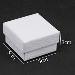 1pcs Fashion Christmas Gift Box Kraft Paper Display Gift Boxes Engagement Ring for Earring Necklace Bracelet Accessories
