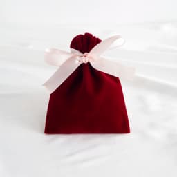 5Pcs Wine Jewelry Velvet Bag Rings Earrings Stud Pendant Bracelet Phone Packaging Burgundy Pouch Wedding Favors Pocket Organizer