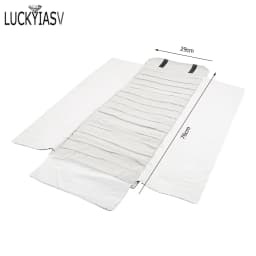 Wholesale Velvet Jewelry Storage Roll Bag Pendant Necklace Organizer Pouch Watch Bracelet Display Holder Travel Case Portable