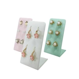 6-Color L-Shaped 6 Pairs Of Stud Earrings Display Stand Jewelry Display Tool Jewelry Display Table Stud Earrings Display Stand