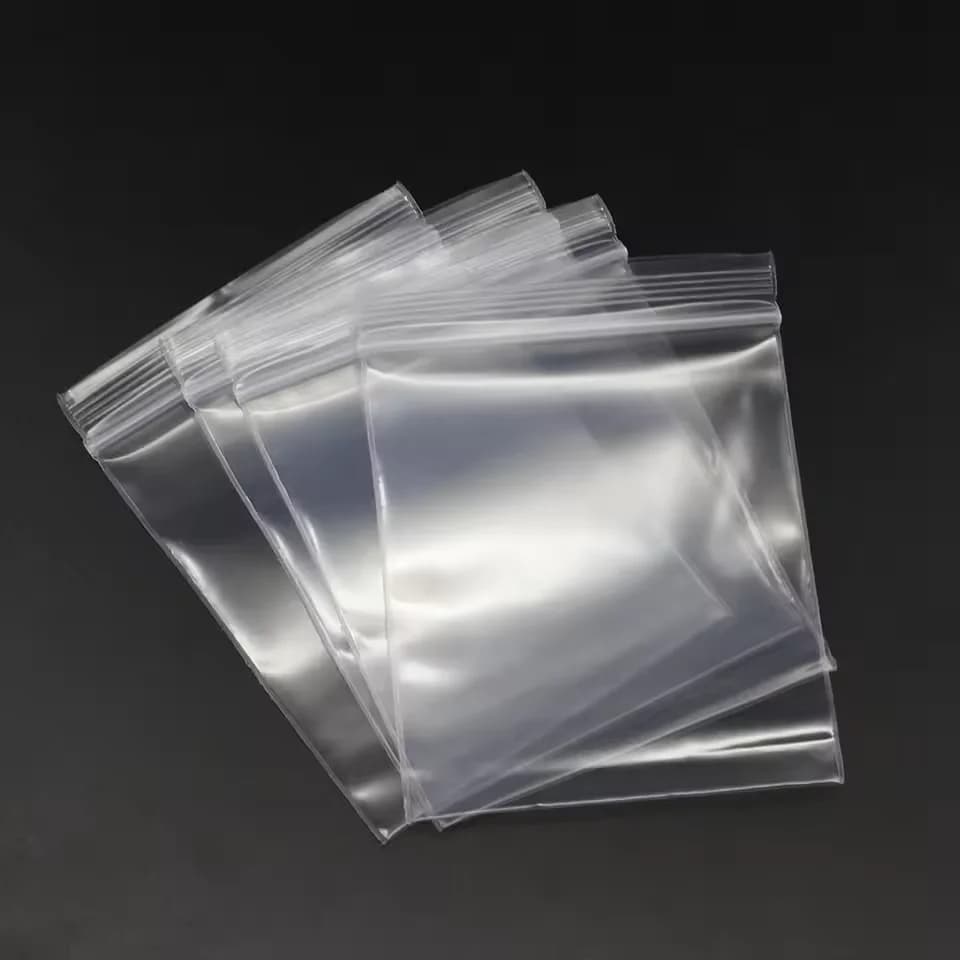 100pcs/bag 5*7/6*8/7*10/8*12/10*15/12*17cm Zipped Lock Reclosable Plastic Poly Clear Bags Bulk Jewelry Craft Accessory Packaging
