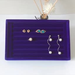 Newly White PU Rings/Flat Jewelry Display Velvet Slots Earrings Rings Tray Organizer Holder Case Box  8 Colors