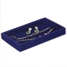 Newly White PU Rings/Flat Jewelry Display Velvet Slots Earrings Rings Tray Organizer Holder Case Box  8 Colors