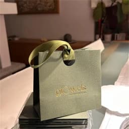 30/50pcs Paper Jewelry Packaging Tote Bags Custom Logo Bulk Beige Grey Green Handbags Souvenir Bag Wedding Party Gift Candy Sack