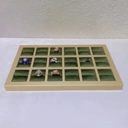 Fashion Grass Green Series Velvet Jewelry Display Rack Jewelry Shop Window Necklace Display Ring Bracelet Ornaments Rack