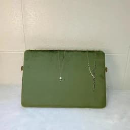 Fashion Grass Green Series Velvet Jewelry Display Rack Jewelry Shop Window Necklace Display Ring Bracelet Ornaments Rack
