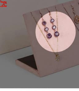 New Jewelry Stand Shelf Necklace Storage Board Pendant Display Holder Portable Earring Rack Fashion Home Showcase