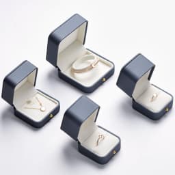 Oirlv Leather Jewelry Ring Box Jewelry Organizer Necklace Pendant Bracelet Long Chain Storage Box Packaging Gift Box for Wedding