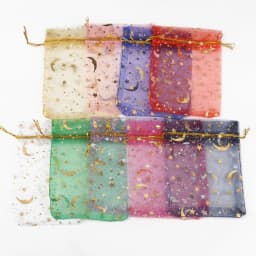 Wholesale 50pcs 7x9cm 9x12cm 11x16cm 13x18cm Adjustable Organza Bags Jewelry Packing Party Wedding Gift Bags Drawstring Pouches