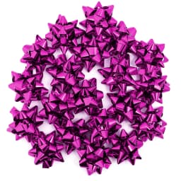 10-20Pcs Christmas Ribbon Bows Colorful Self-Adhesive Star Flower Bow DIY Gift Packaging Christmas Birthday Wedding Decoration