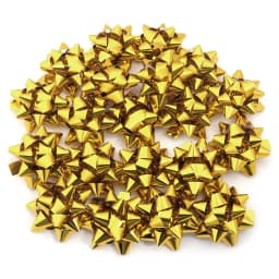 10-20Pcs Christmas Ribbon Bows Colorful Self-Adhesive Star Flower Bow DIY Gift Packaging Christmas Birthday Wedding Decoration
