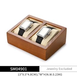 Oirlv Wooden Jewelry Rack Display Stand Wood Jewelry Tray Ring Earring Bracelet Necklace Holder Solid Wood Jewelry Display Stand