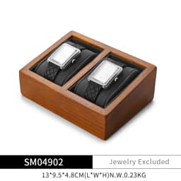Oirlv Wooden Jewelry Rack Display Stand Wood Jewelry Tray Ring Earring Bracelet Necklace Holder Solid Wood Jewelry Display Stand