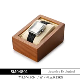 Oirlv Wooden Jewelry Rack Display Stand Wood Jewelry Tray Ring Earring Bracelet Necklace Holder Solid Wood Jewelry Display Stand