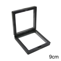 PE Film Colorful Jewelry Storage Box 3D Packaging Case Gemstone Free Stand Floating Frame Membrane Ring Earring Bracelet Display