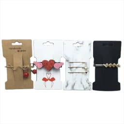 20pcs 16x8cm Hair Clip Display Card Bow Pin Holder Paperboard Cardboard For Jewelry Stand Organizations Accessories Packaging