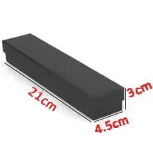 1PCS Black Square Jewelry Display Gifts Box Organizer Engagement for Ring Earring Brooch Necklace Bracelet Packaging Boxes
